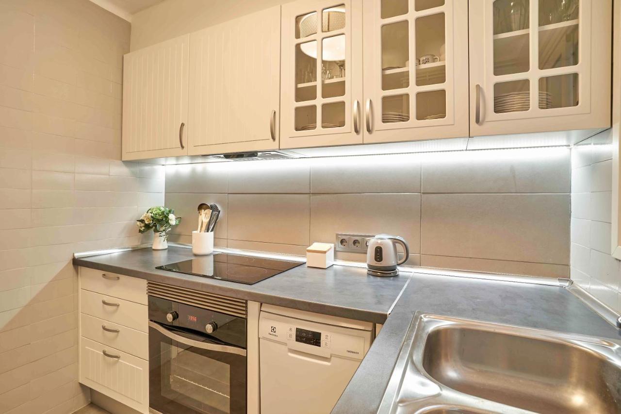 Apartamento Primera Linea De Mar Con Espectaculares Vistas Lägenhet Sant Pol De Mar Exteriör bild